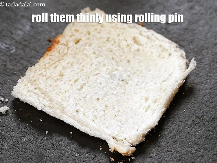 Step 17 – Roll them thinly using rolling pin.