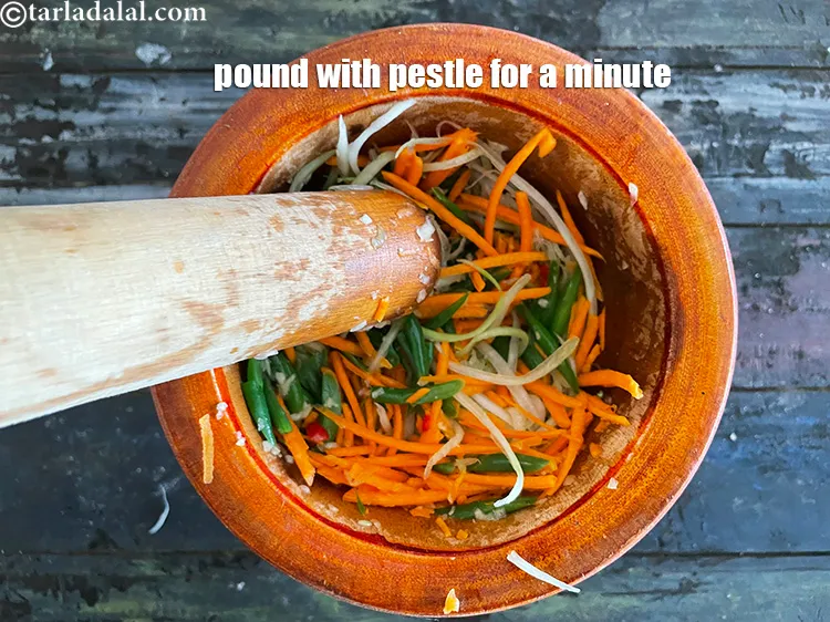 Step 31 – Pound well for a minute.