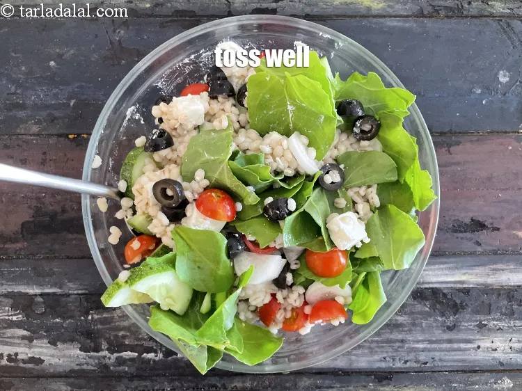 Step 33 – You can carry the salad and the dressing in separate containers and keep them refrigerated. …