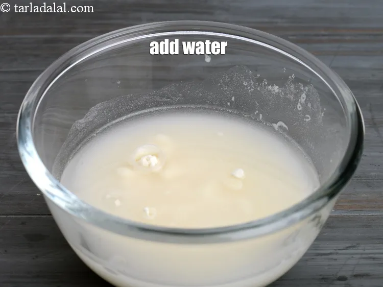 Step 17 – Add 5 tbsp of water.