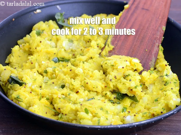 Step 19 – Mix well and cook on a medium flame for 2 to 3 minutes, while stirring …