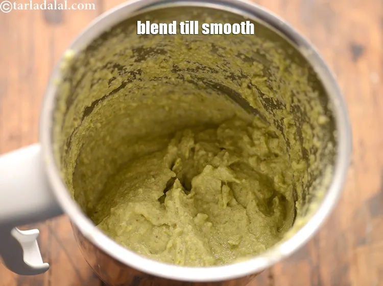 Step 26 – Blend till smooth. The mixture should be thick and not thin.&nbsp;