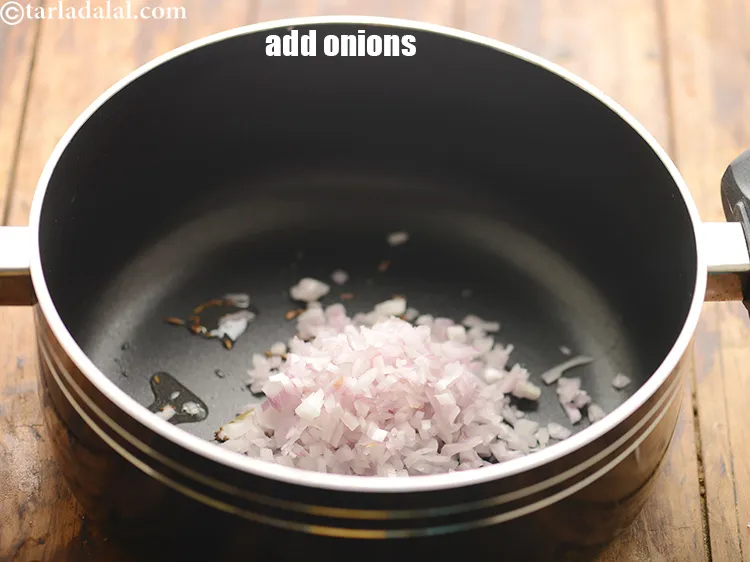 Step 32 – Add 1/2 cup&nbsp;finely&nbsp;<a href="https://www.tarladalal.com/glossary-chopped-onions-722i">chopped onions</a>. This is very important and taste great make sure you …