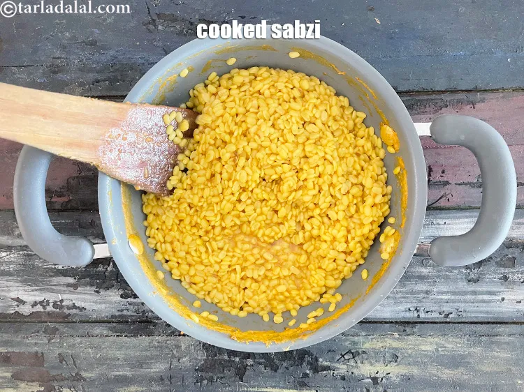 Step 29 – cooked sabzi.