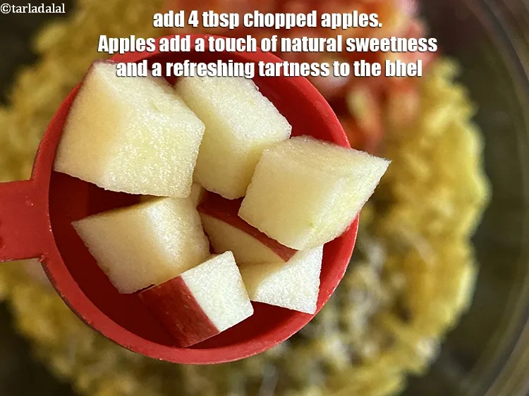 Step 32 – <meta charset="UTF-8" />Add&nbsp;4 tbsp&nbsp;chopped&nbsp;<a href="glossary-apple-seb-54i">apples</a>.&nbsp;Apples add a touch of natural sweetness and a refreshing tartness …