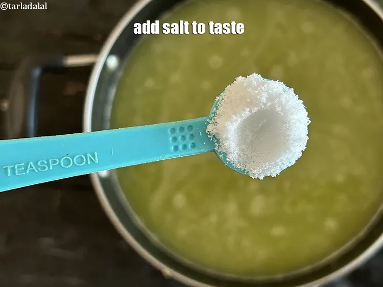 Step 18 – Add salt to taste.