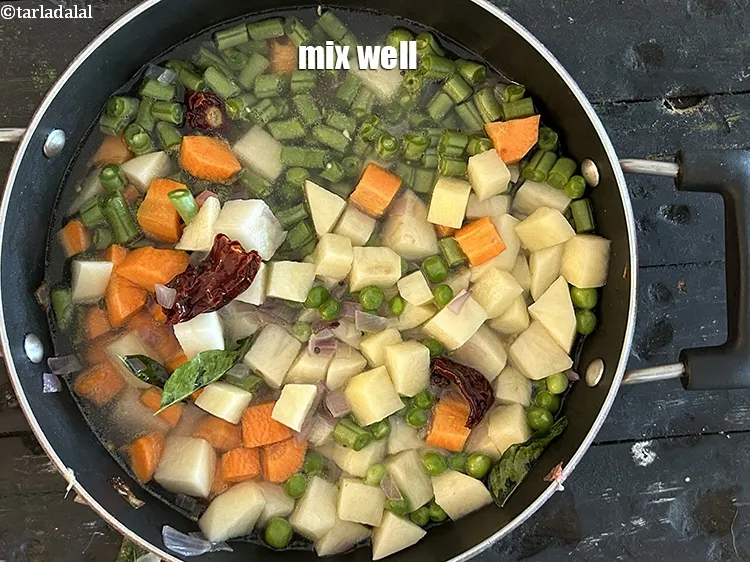 Step 22 – Mix well.