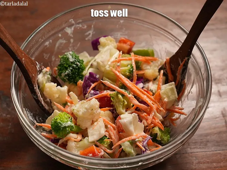 Step 19 – Toss well.