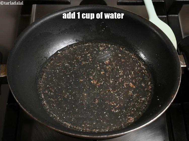 Step 19 – Add 1 cup of water.