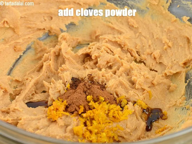 Step 19 – Add 1/8 tsp&nbsp;<a href="https://www.tarladalal.com/glossary-cloves-powder-1154i">cloves (laung / lavang) powder</a>.