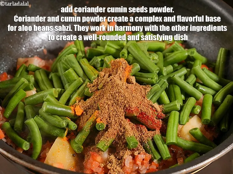 Step 18 – Add 2 tsp coriander cumin seeds powder. Coriander and cumin powder create a complex and …