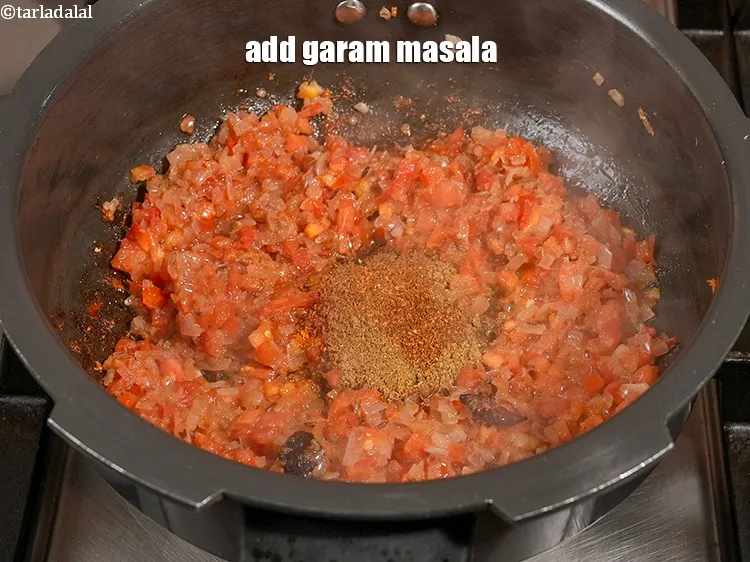 Step 19 – Add 1/4 tsp <a href="https://www.tarladalal.com/glossary-garam-masala-296i">garam masala</a>.