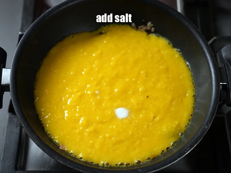 Step 23 – Add 1/8 tsp salt.