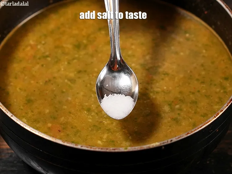 Step 18 – Add salt to taste.