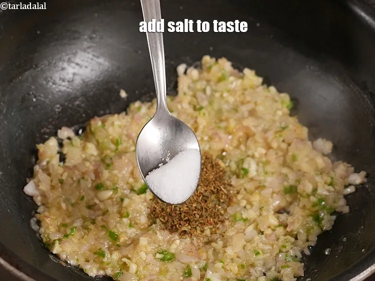 Step 18 – Add salt to taste.