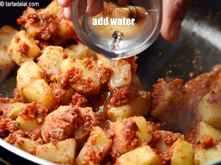 Step 18 – Add 2 tbsp water.