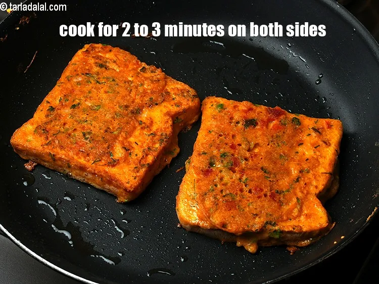 Step 19 – Cook on medium flame for 2 to 3 minutes on both the sides until golden …