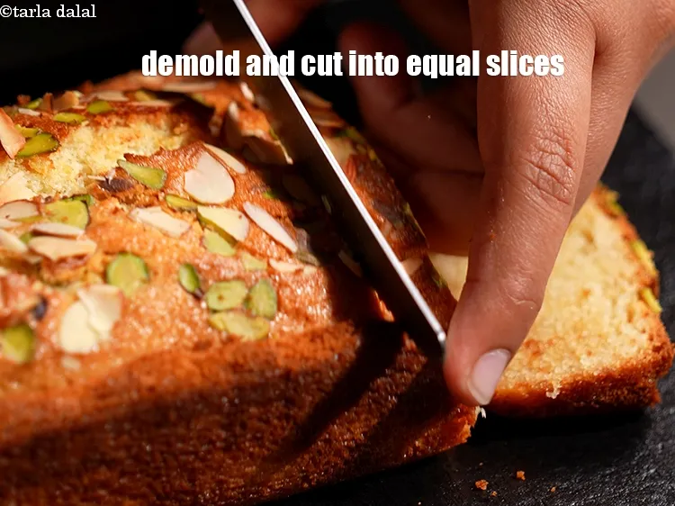 Step 18 – Demold and cut into 12 equal slices.