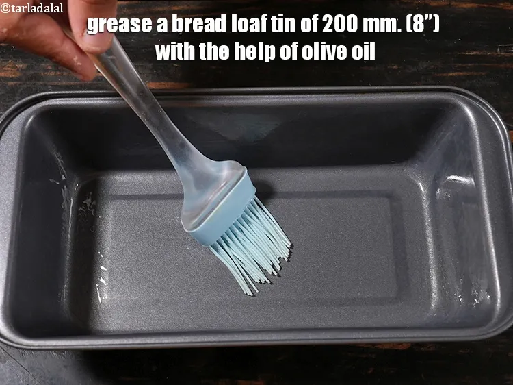 Step 23 – To make&nbsp;<strong>100% low calorie brown bread</strong><strong>,&nbsp;</strong>Grease a bread loaf tin of 200 mm. (8&rdquo;) with …