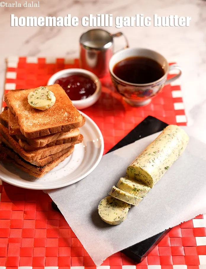 Step 18 – Spread a little butter on toasted bread slices or store refrigerated and use as required.