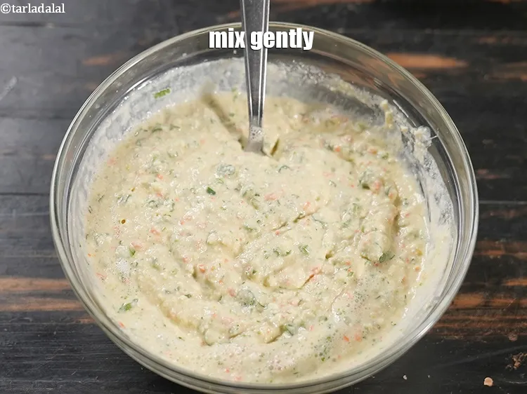 Step 18 – Mix gently.