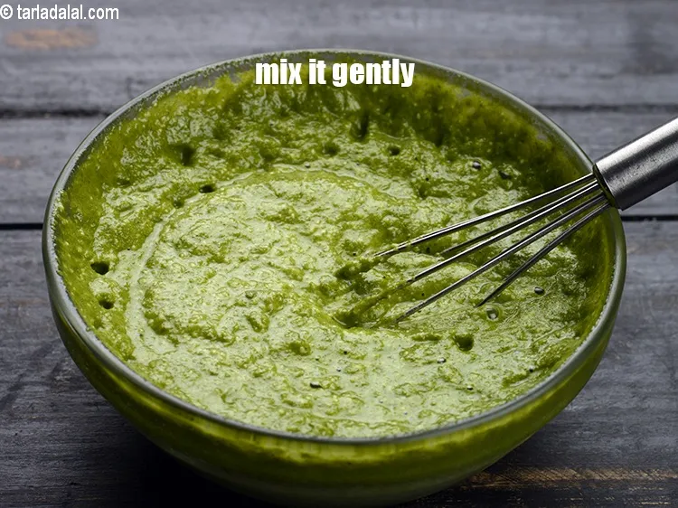 Step 19 – Mix it gently.