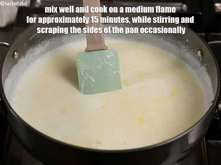 Step 18 – Mix well and cook on a medium flame for approximately 15 minutes, while stirring and …