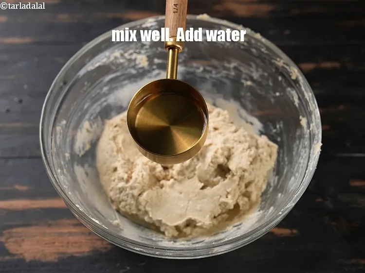 Step 18 – Mix well. Add water.