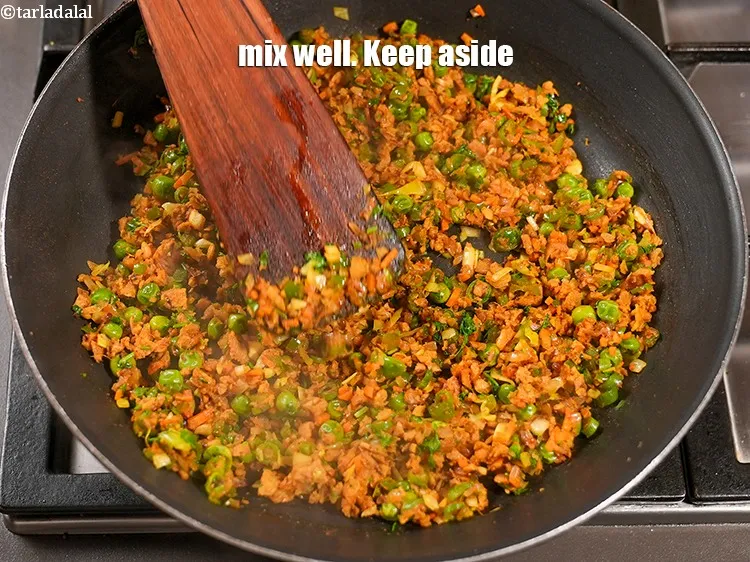 Step 18 – Mix well. Keep aside.