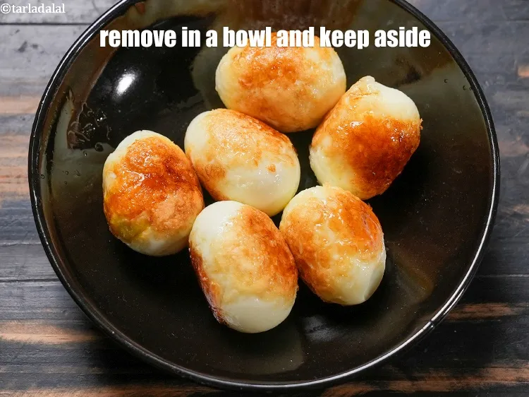 Step 18 – Remove in a bowl and keep aside.