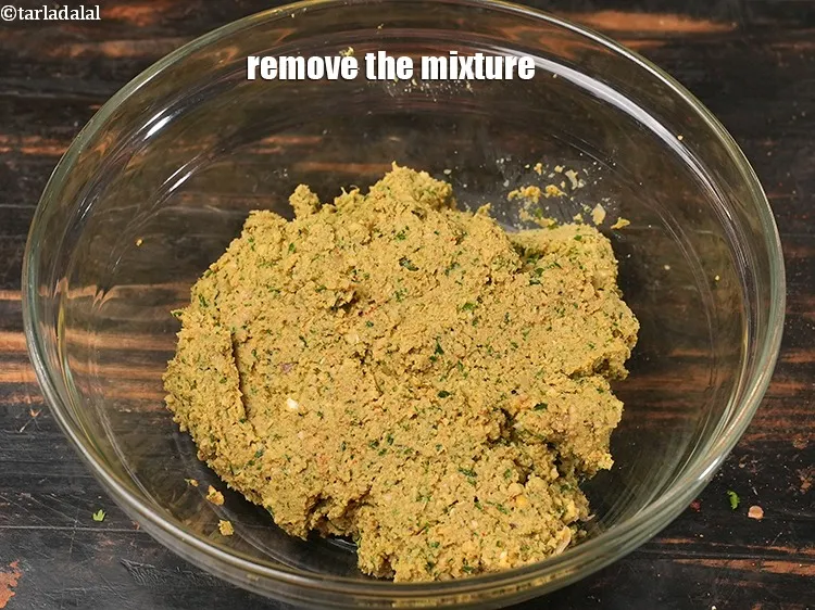 Step 18 – Remove the mixture in a deep bowl.