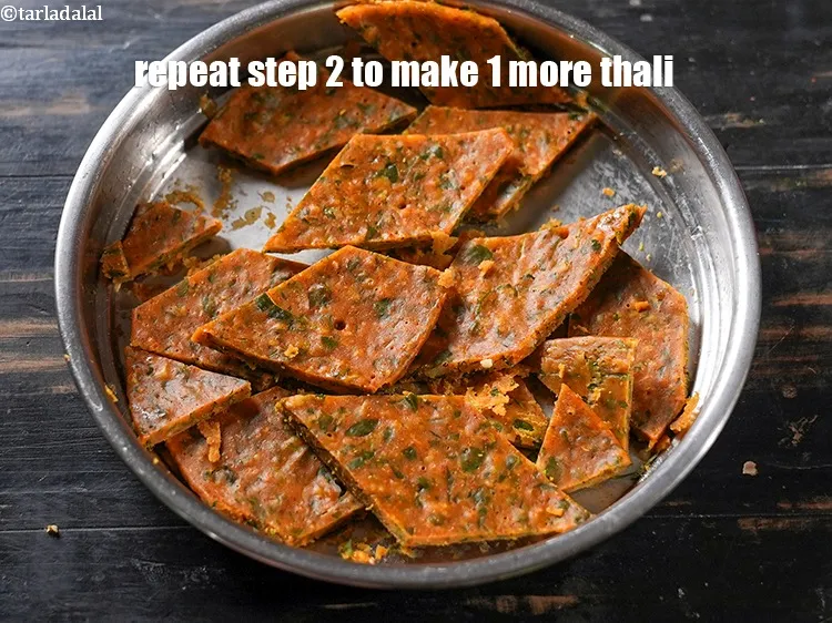 Step 18 – Repeat step 2 to make 1 more thali.