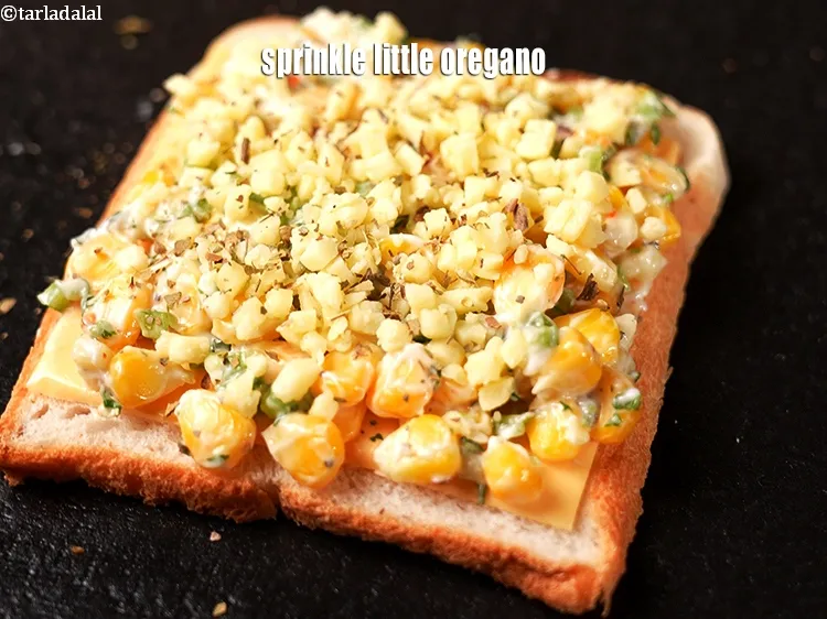 Step 18 – Sprinkle little oregano.