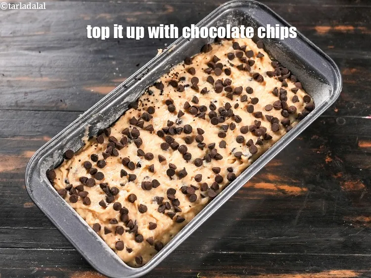 Step 18 – Top it up with chocolate chips.