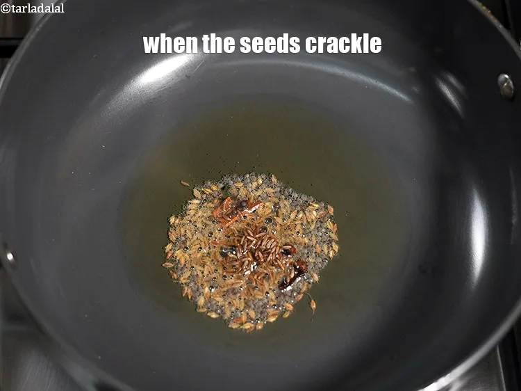 Step 19 – When the seeds crackle.