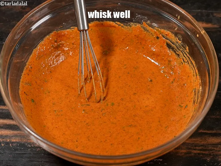 Step 18 – Whisk well and keep aside.