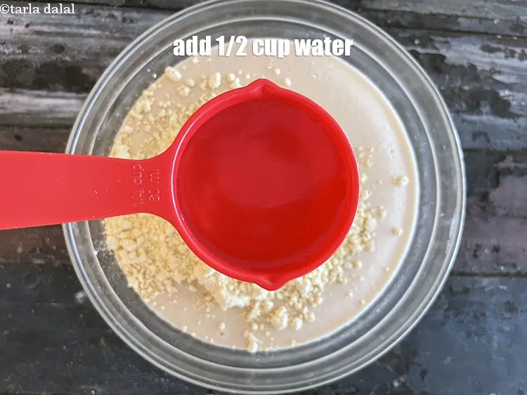 Step 19 – Add <strong>1/2&nbsp;cup</strong> of water.