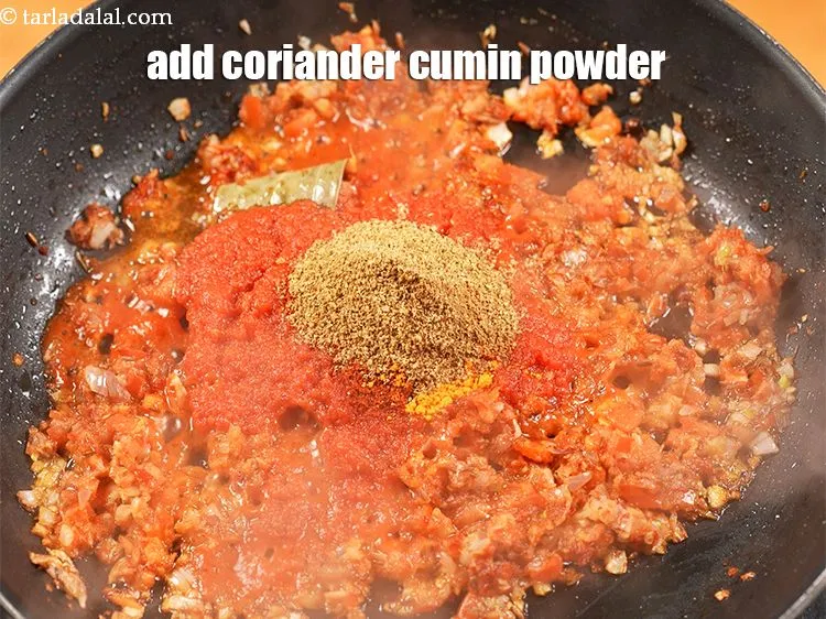 Step 18 – Add 1 tsp coriander cumin powder.&nbsp;