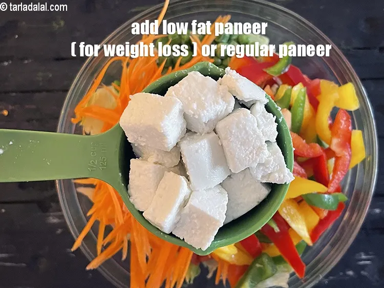 Step 18 – Add&nbsp;<meta charset="UTF-8" />1/2 cup&nbsp;<a href="low-fat-paneer-1323r">low fat paneer</a>&nbsp;.