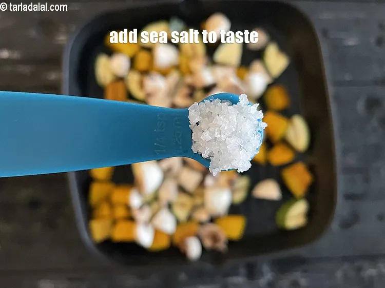 Step 22 – Add 1/4th sea salt.