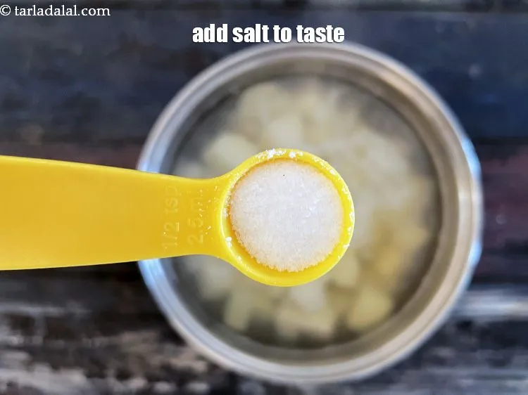 Step 8 – Add salt to taste.