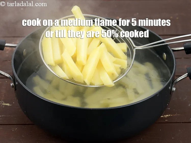 Step 20 – Cook on a medium flame for 5 minutes or till they are 50% cooked, while …