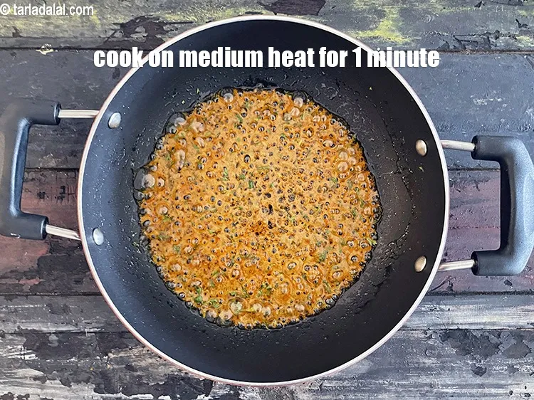 Step 29 – Cook on medium heat for 1 minute.