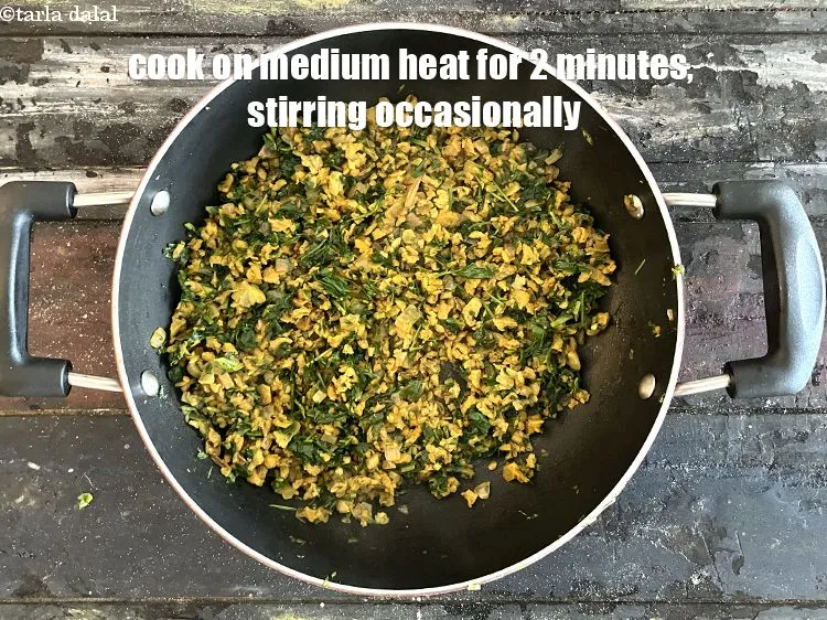 Step 23 – Cook on a medium flame for 2 minutes, while stirring occasionally.