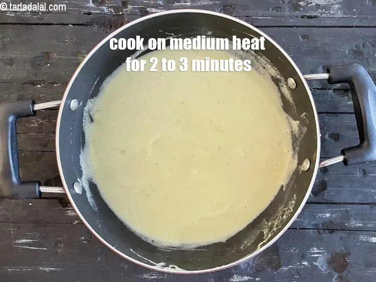Step 18 – Cook on a medium flame for 2 to 3 minutes, while stirring occasionally.