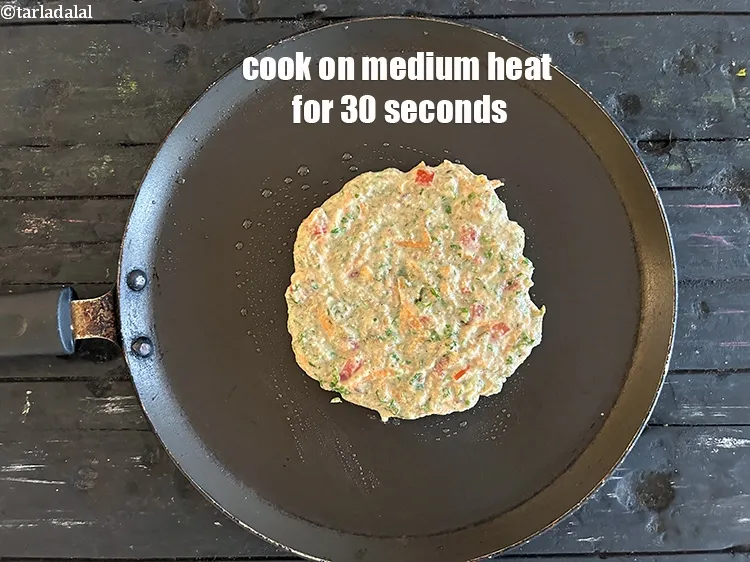 Step 19 – Cook on a medium flame for 30 seconds.