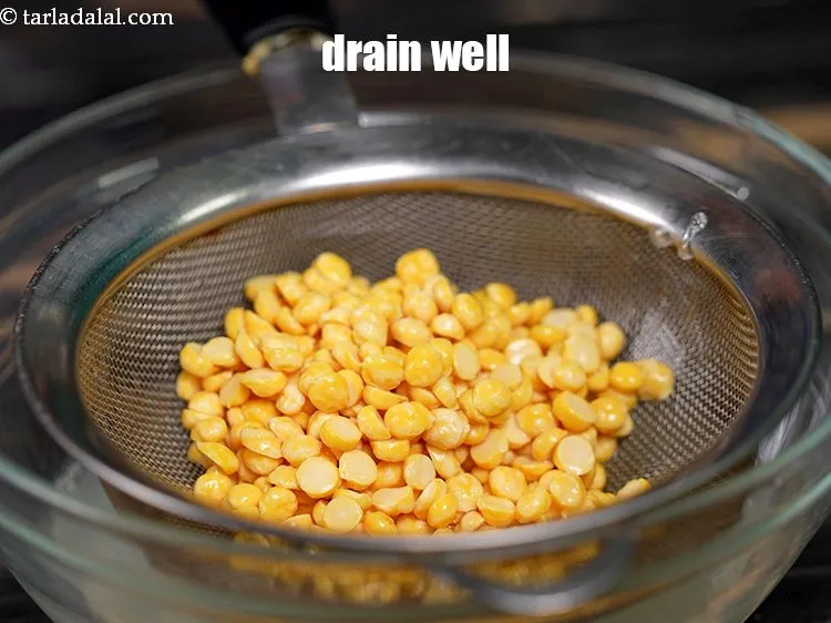 Step 19 – Drain using a strainer and keep aside.&nbsp;