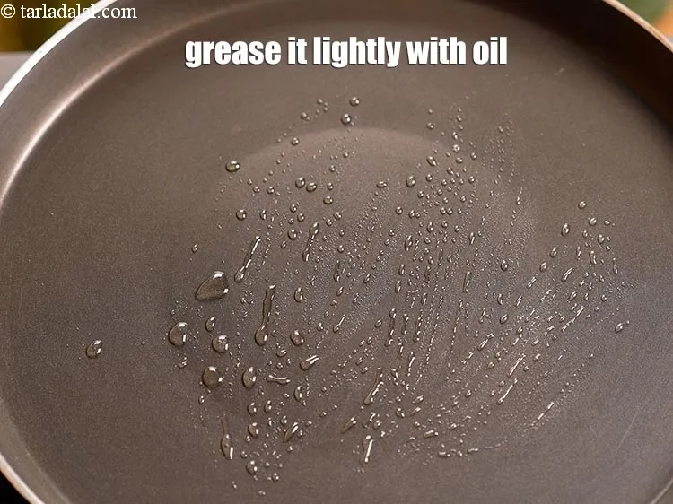 Step 23 – <meta charset="UTF-8" />Grease it lightly with oil.&nbsp;