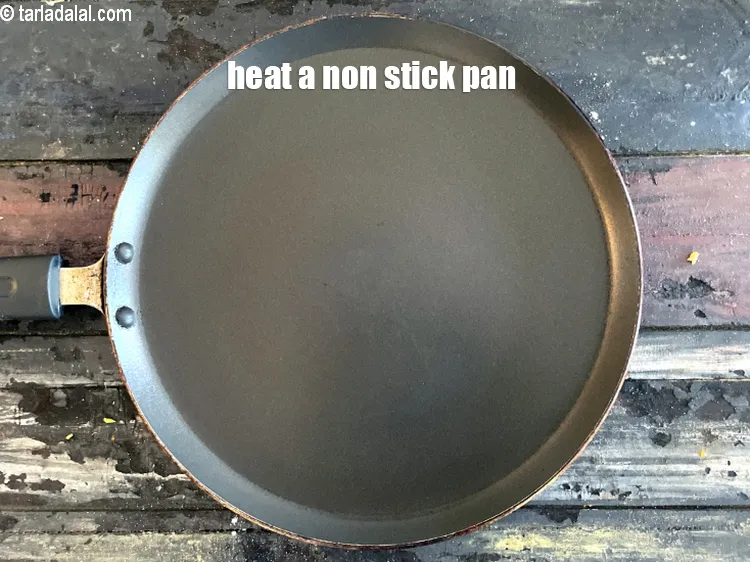 Step 18 – Heat a non stick pan.