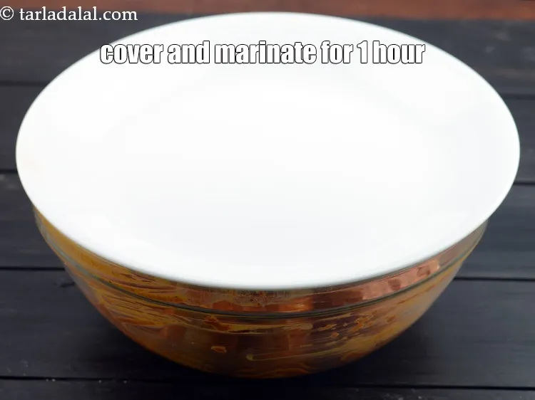 Step 20 – Cover and marinate for 1 hour.